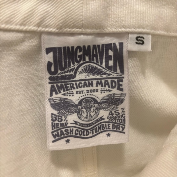 NWOT Jungmaven white button skirt - Picture 3 of 5